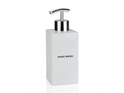 Keramický dávkovač tekutého mydla  ANDREA HOUSE Hand Wash, biely