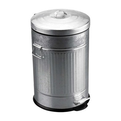 Retro odpadkový kôš BALVI, 20 L., galvanizovaný plech
