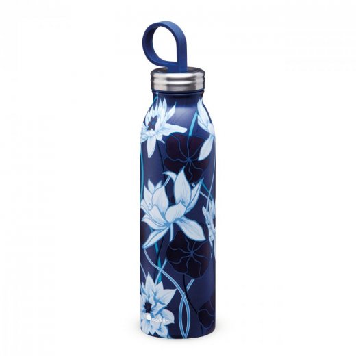 Nerezová fľaša na vodu ALADDIN NAITO Chilled Thermavac™ 550 ml s vákuovou izoláciou Lotus Navy